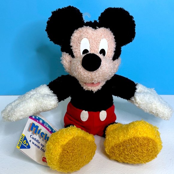 RARE STYLE Vintage 1999 Disney Fisher Price‎ Mickey Mouse Plush Stuffed Animal - Picture 1 of 6